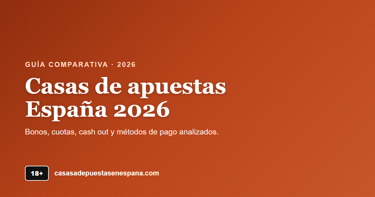 Casas de apuestas España