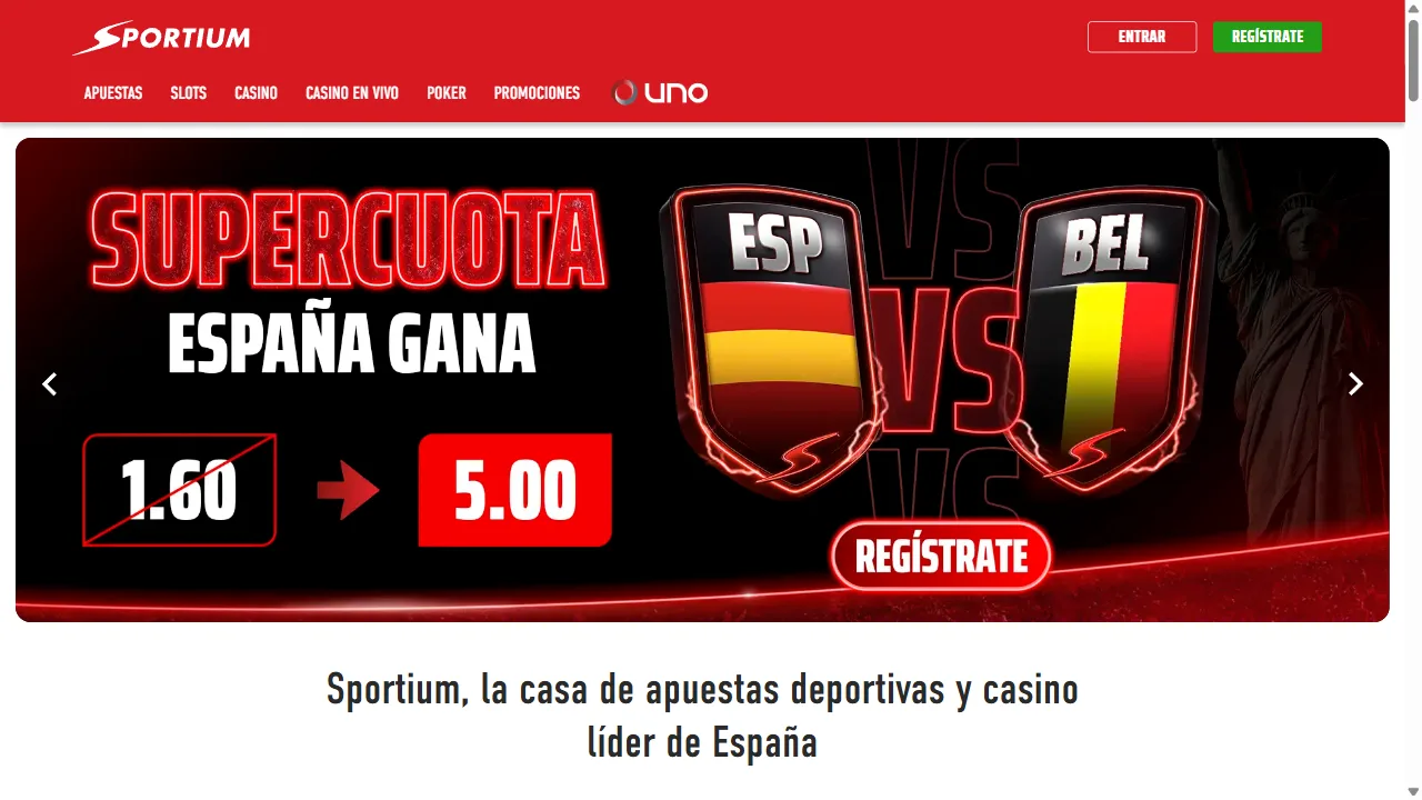 Sportium — casa de apuestas
